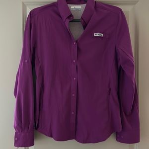 Columbia women’s long sleeve shirt for hiking or fishing or sun protection